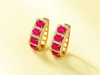 Farona Diamond Hoops