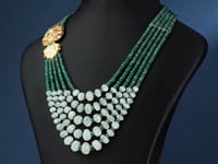 Triveni Polki Bead Pendant