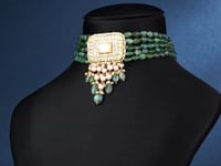 Zoe Polki Bead Choker