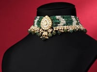 Vachi Polki Bead Choker
