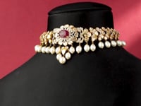 Piper Polki And Diamond Long Necklace