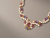 Tanisha Polki And Diamond Necklace