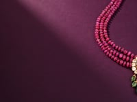 Meher Polki And Diamond Bead Pendant