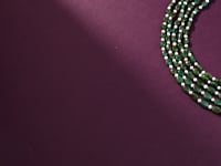 Keshika Polki And Diamond Bead Pendant