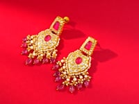 Suzan Polki Long Earrings