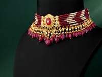 Rehana Polki Bead Choker