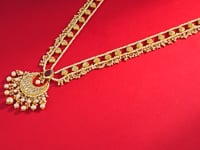 Bina Polki Long Necklace