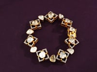 Tanaz Polki And Diamond Loose Bracelet