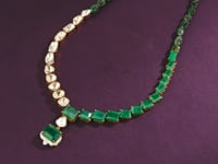 Trupti Polki And Diamond Necklace