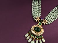 Anupriya Polki And Diamond Bead Pendant