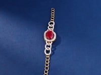 Ritiksha Polki And Diamond Loose Bracelet