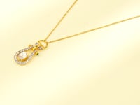 Ruchika Polki And Diamond Pendant