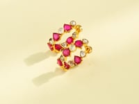 Mahika Polki Hoops