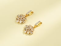 Mahima Polki And Diamond Hoops