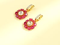 Madhavi Polki And Diamond Hoops