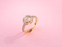 Eila Polki And Diamond Ring