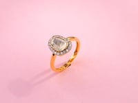 Alvira Polki And Diamond Ring