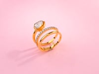 Ameera Polki And Diamond Ring