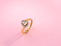 Esha Polki And Diamond Ring