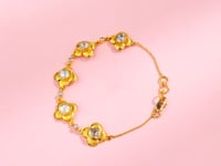 Aashima Polki And Diamond Loose Bracelet
