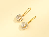 Manisha Polki And Diamond Hoops