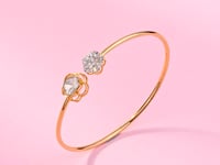 Aishita Polki And Diamond Bangle