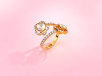 Enaira Polki And Diamond Ring
