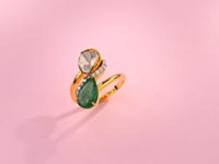 Eira Polki And Diamond Ring