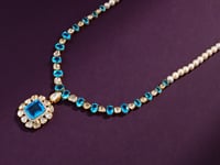 Zinal Polki And Diamond Necklace