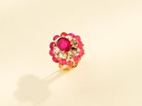 Kashish Polki And Diamond Ring