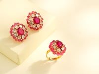 Kashish Polki And Diamond Ring