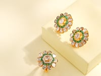 Komal Polki And Diamond Ring