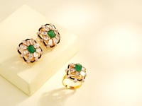 Kajal Polki And Diamond Ring