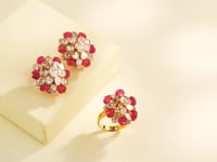 Nida Polki And Diamond Ring