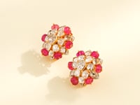 Eshvi Polki And Diamond Tops