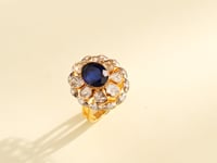 Karishma Polki And Diamond Ring