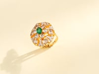 Khyati Polki And Diamond Ring