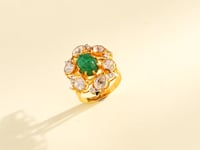 Nina Polki And Diamond Ring