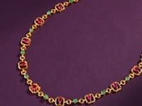 Gina Ruby And Emerald Necklace