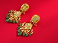 Dhyuti Polki Long Earrings