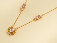 Mukta Polki And Diamond Pendant