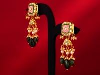 Virika Polki Long Earrings