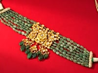 Myra Polki Bead Choker