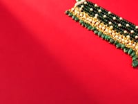 Gauri Polki And Diamond Bead Choker