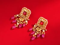 Varalika Polki Long Earrings