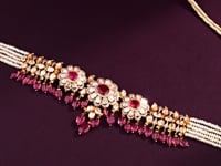 Cher Polki And Diamond Choker