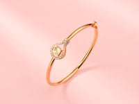 Viddhi Polki And Diamond Bangle