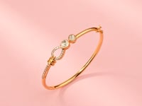 Vibha Polki And Diamond Bangle
