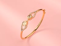 Shaina Polki And Diamond Bangle