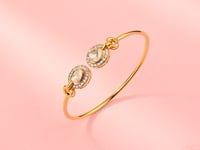 Lakshita Polki And Diamond Bangle